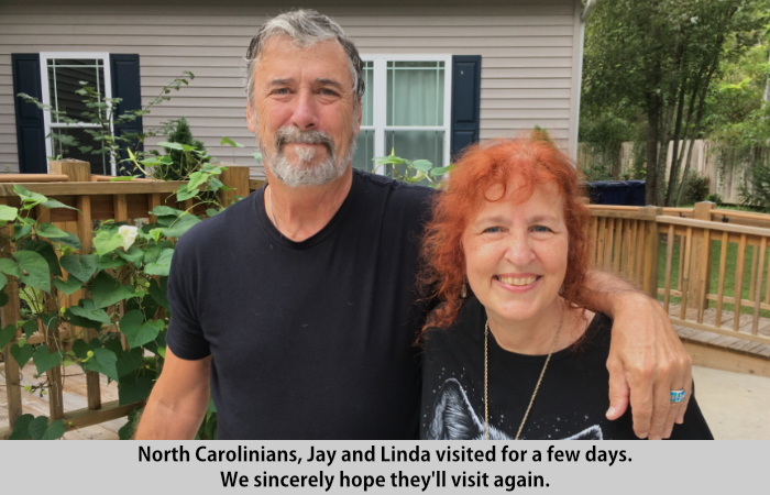Jay and Linda visit St Francis Cottage