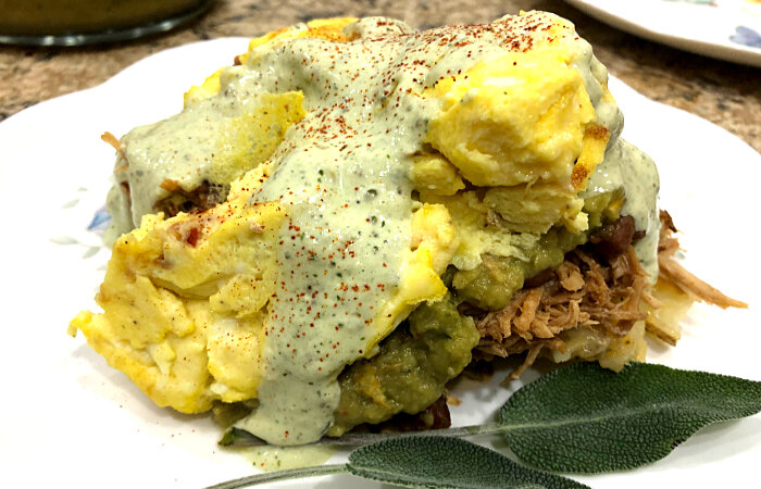 Southwest stack Scrambled Eggs