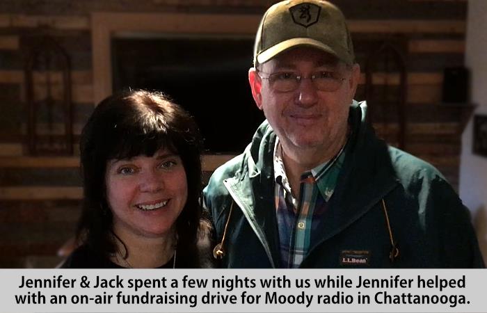 Jennifer and Jack at St Francis Cottage