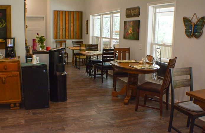 Dining area at St Francis Cottage