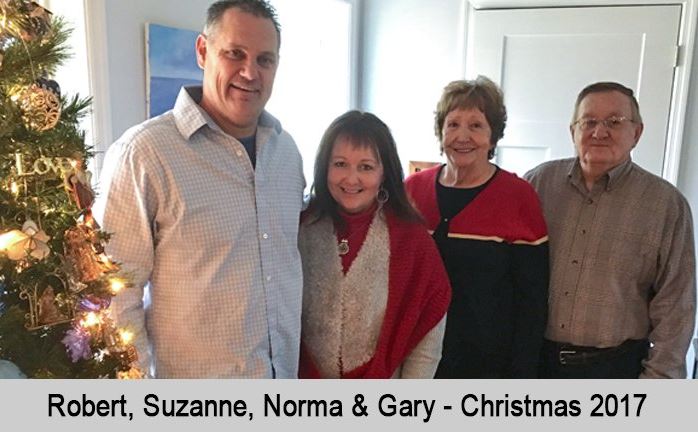 Robert, Suzanne, Norma and Gary, Christmas 2017