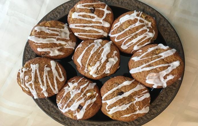 Blueberry muffins at St Francis Cottage