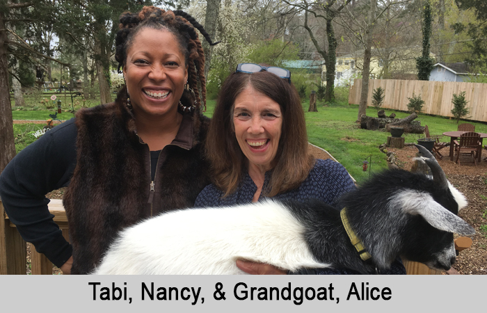 Tabi, Nancy & GrandGoat, Alice