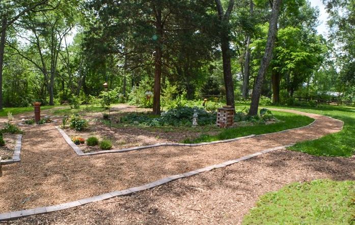 Event and garden walkway at St Francis Cottage