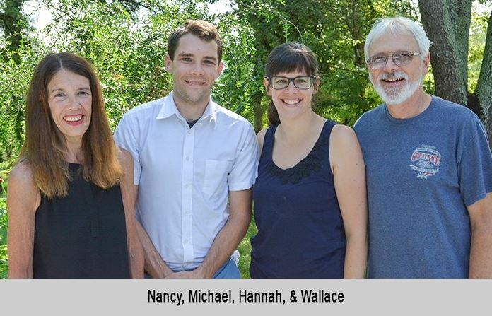 Nancy, Michael, Hannsh, and Wallace.  The Brauds.