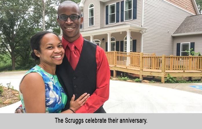 The Scruggs celebrate their anniversary.