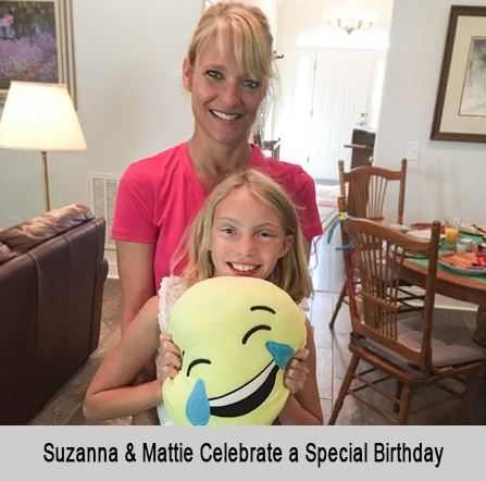 Suzanna and Mattie celebrate a special birthday.