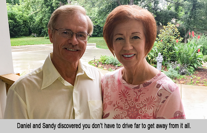 Daniel and Sandy at St Francis Cottage